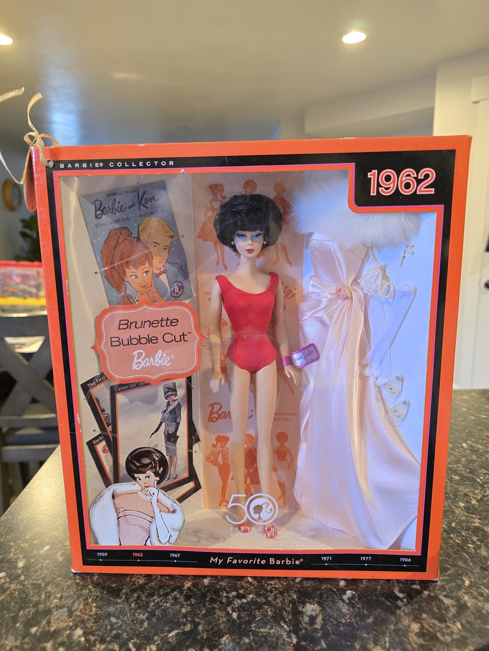 Barbie 50th Anniversary Boxed Set with Red and White Accents - Barbie